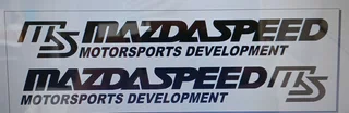 Mazda Speed badges stickers