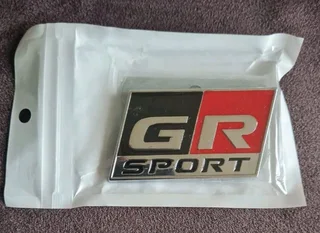 GR Sport wheel rim badges emblems stickers