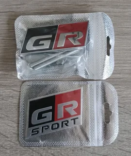 GR Sport wheel rim badges emblems stickers