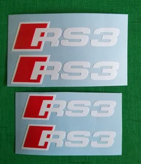 Audi S3 and RS3 caliper vinyl stickers decals
