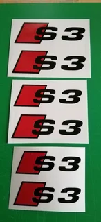 Audi S3 and RS3 caliper vinyl stickers decals