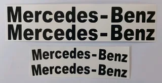 Mercedes 57mm bonnet badges / emblems