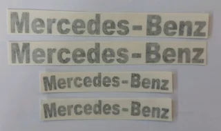 Mercedes 57mm bonnet badges / emblems