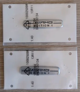 Mercedes AMG Panamericana grille badge / emblem