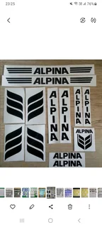 Alpina bicycle frame stickers decals vinyl graphics