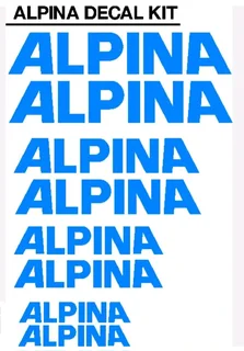 Alpina bicycle frame stickers decals vinyl graphics