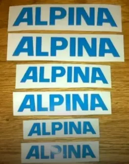Alpina bicycle frame stickers decals vinyl graphics