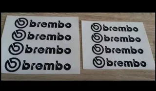 Brembo brake caliper decals stickers sets