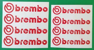 Brembo brake caliper decals stickers sets