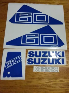 Suzuki DT 40 outboard motor stickers decals kits