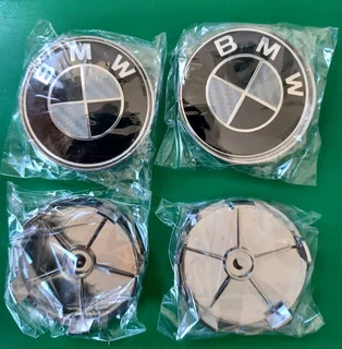 BMW wheel rim centre cap badges