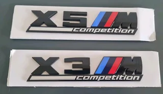BMW model number badges emblems