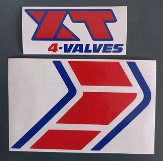 1985 Yamaha XT250 stickers vinyl cut decal sets