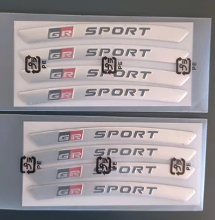Gazoo Racing badges emblems decals stickers