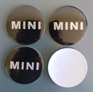 JCW Mini wheel centre caps emblems