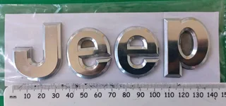 Jeep logo chrome emblem badge