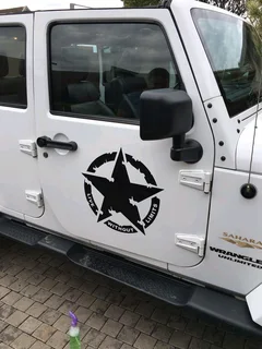 Jeep logo chrome emblem badge