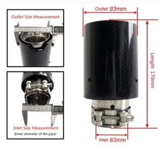 BMW F30 exhaust tips