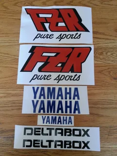 Yamaha FZR decals stickers graphics sets