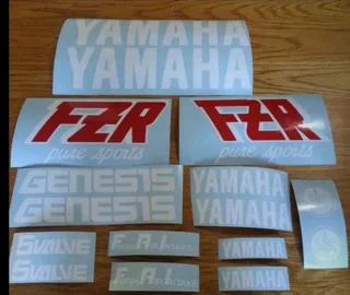 Yamaha FZR decals stickers graphics sets