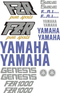 Yamaha FZR decals stickers graphics sets