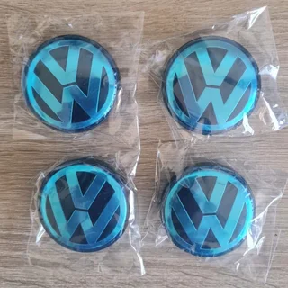 VW set of 4 wheel centre caps