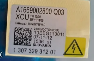 BMW F30 F31 F34 GT headlight xenon ballast control module