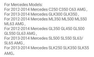 Mercedes W204 Xenon headlight ballast control module
