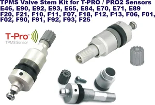 BMW wheel TPMS valve stems for all sensor types