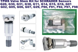 BMW wheel TPMS valve stems for all sensor types