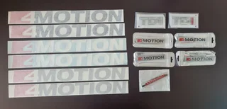 Vw Amarok 4 Motion Rear Side Stickers Decals Badges Emblems