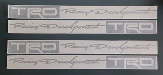 Toyota TRD car bakkie stickers badges emblems decals