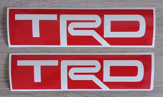 Toyota TRD car bakkie stickers badges emblems decals