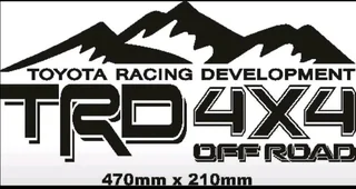 Toyota TRD car bakkie stickers badges emblems decals