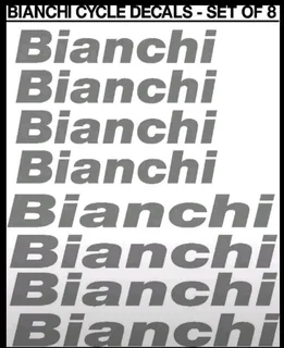 Bianchi frame head tube stick on badges