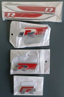 VW R line badges emblems