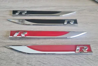 VW R line badges emblems