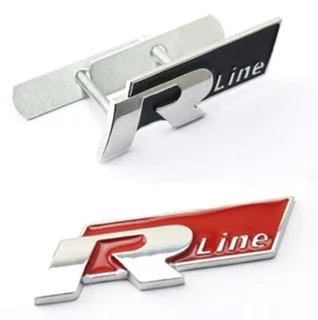 VW R line badges emblems