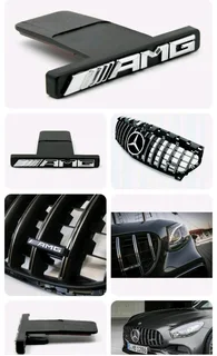 AMG badges emblems decals stickers keyring