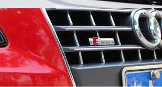 Audi S Line chrome metal badges emblems