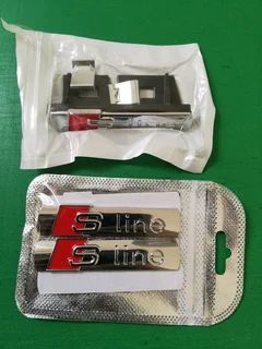 Audi S Line chrome metal badges emblems