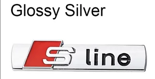 Audi S Line grille and fender badges decals stickers