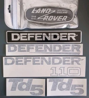 Land Rover decals stickers badges emblems