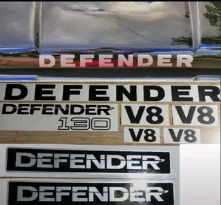 Land Rover decals stickers badges emblems