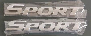 Chrome Abs Back And Fender Sports Badges Emblems