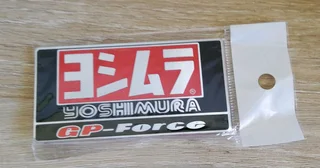 Yoshimura exhaust silencer badges emblems plates stickers