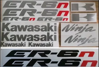 Kawasaki Ninja 650R ER-6N motorcycle graphics decals stickers kits.