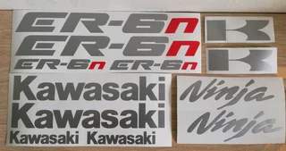 Kawasaki Ninja 650R ER-6N motorcycle graphics decals stickers kits.