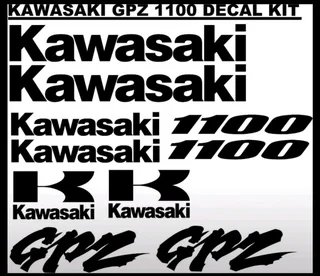 Graphics stickers decals for all Kawasaki GPZ motorcycles