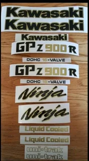 Graphics stickers decals for all Kawasaki GPZ motorcycles